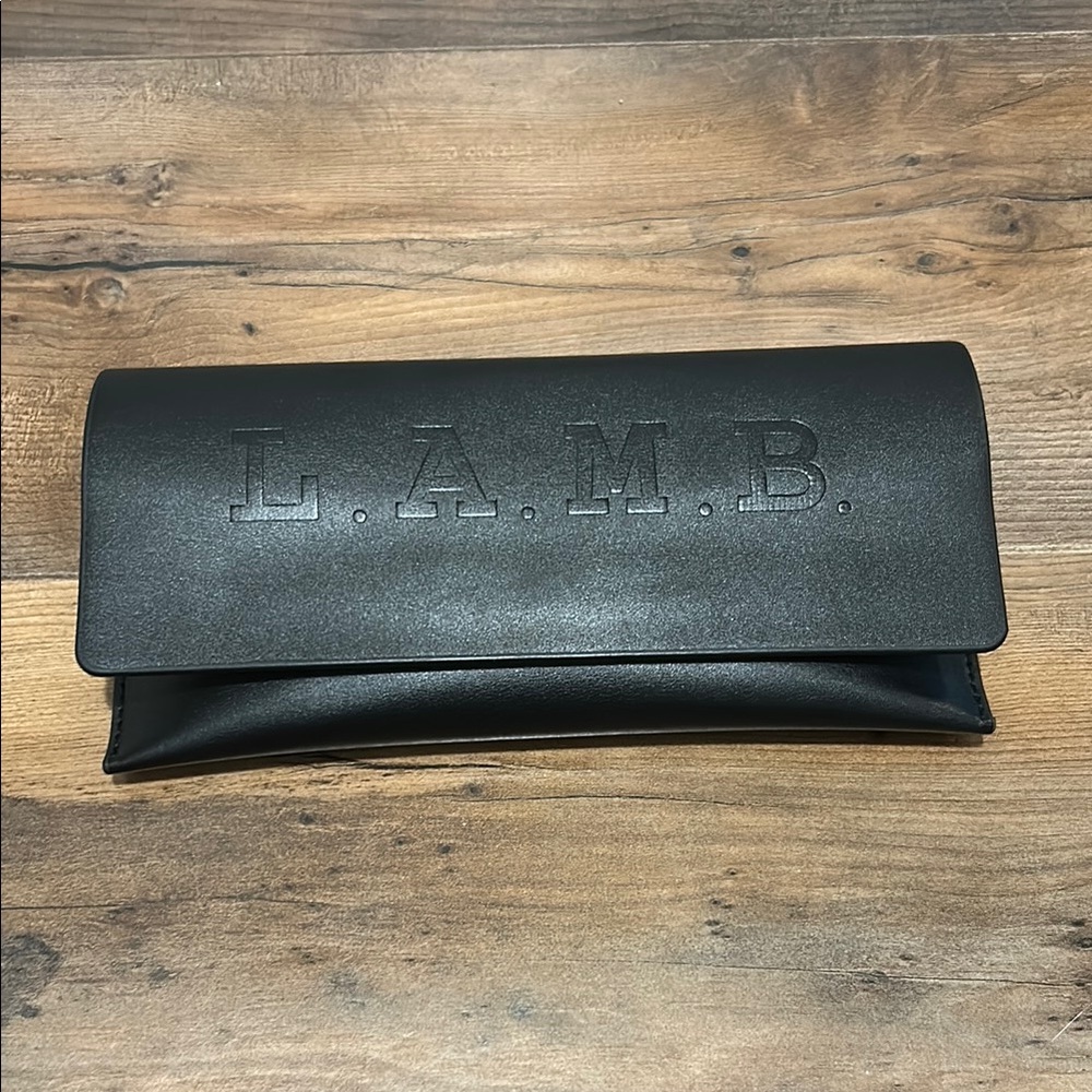 LAMB sunglasses case with polish cloth